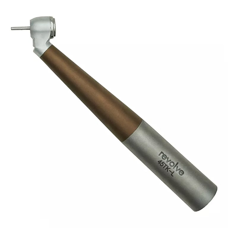 Revolve 45° Surgical Fiber-Optic High Speed Handpiece, 3-Port Spray, Kavo Type, 1/Pk. Titanium