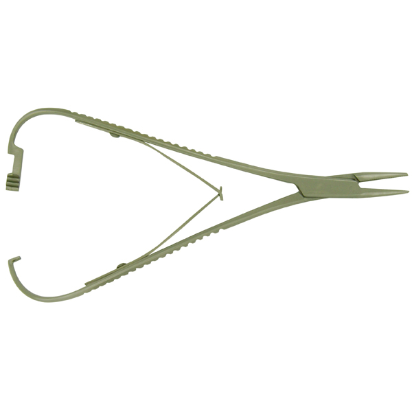 ProDent USA Elastic/ Wire Placing Plier Mathieu Snag Free Double Spring Serrated Regular Tip