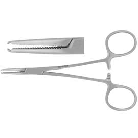 ProDent USA Elastic Placing Plier Mosquito Curved With Hole