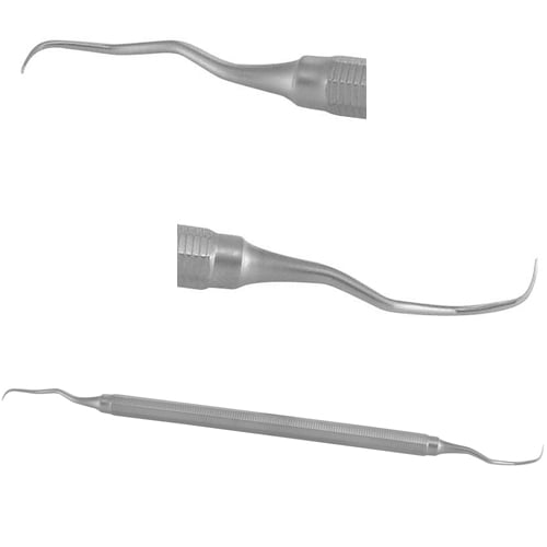 ProDent USA #11/14 Gracey Curette with Hollow #H4 Stainless Steel Handle and Regular Tip. 1/Pk