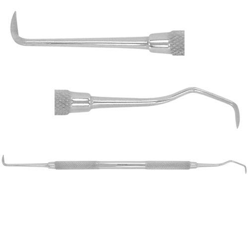 ProDent USA #1 double end Goldman-Fox scaler with standard stainless steel handle