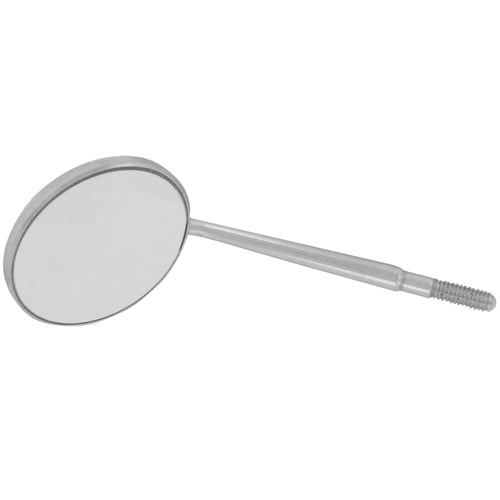 ProDent USA #4 Mirror Simple Stem Front Surface, Stainless Steel, Box of 12 Mirrors