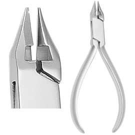 ProDent USA Light Wire Plier With Cutter With 2 Grooves For Wire Round .012-.020 Rect .012X.028