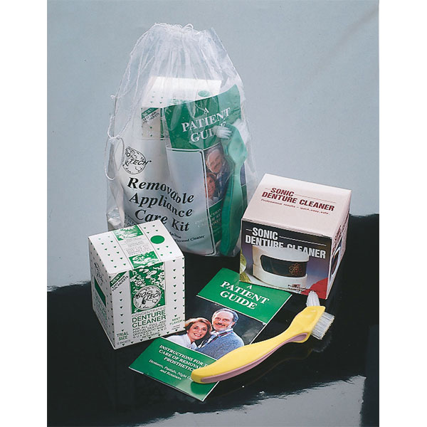ProTech Removable Appliance Home Care Kit: 1 Sonic Denture Bath, 1 Ranir Cleaning Brush, 1