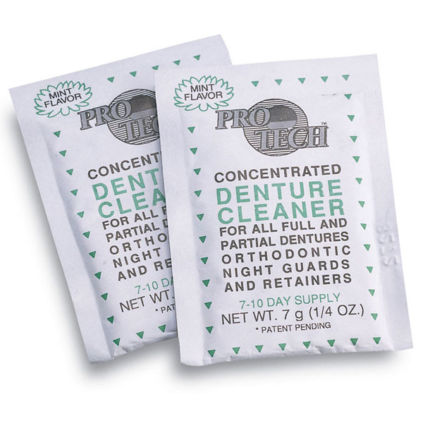 ProTech Prosthetic Cleaner - Trial Size. Revitalizes all removable dentures and appliances. Fresh