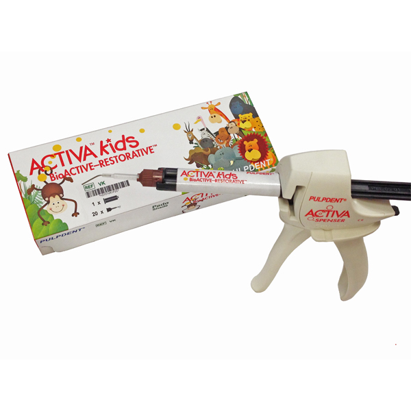 Activa Kids Bioactive ionic restorative resin, Starter Kit: 5mL