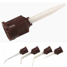 Activa Automix Tips Brown/Clear 50/Pk. *For use with 2.5ml, 5ml and 10ml 1:1 Automix Syringes