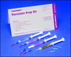 Porcelain Prep Kit Porcelain Prep Kit: 1 - 1.2 ml syringe of Porcelain etch gel - 9.6%