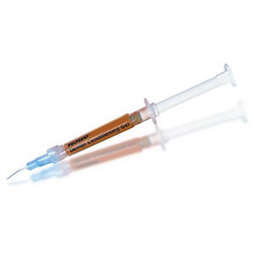 Pulpdent Dentin Conditioning Gel 22% Polyacrylic Acid, Kit: 4 - 1.2 ml gel syringes, and 8