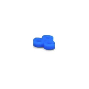 Pulpdent Blue Silicone Color Code Instrument Rings 50/Bx. Standard size: 1/8" ID X 1/8" wide