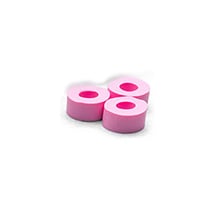 Pulpdent Pink Silicone Color Code Instrument Rings 50/Bx. Standard size: 1/8" ID X 1/8" wide