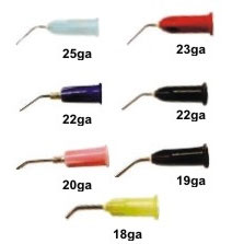 Pulpdent 19 ga x 1/2" Pre-Bent Dispenser Tips, Black 100/Pk. Use with Kool-Dam & Embrace WetBond