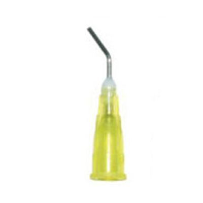 Pulpdent Disposable pre-bent tips, green 18ga x 1/2", 100/pkg. For use with Kool-Dam & Kleer-Veneer