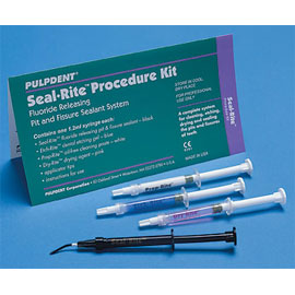 Seal-Rite, Procedure Kit. Pit and Fissure Sealant, Kit: 2 - 1.2ml syringe 1 - 1.2ml syringe