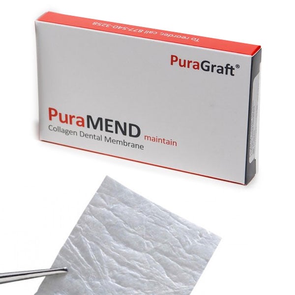 PuraMEND maintain Collagen Bovine Membrane 20 x 30mm, 1/Pk. Designed to support bone healing