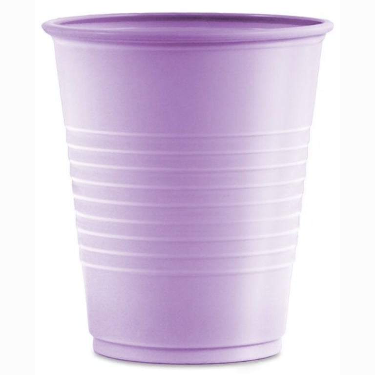 PureLife+ 5 oz Plastic Cups, Lavender, 1000/Case