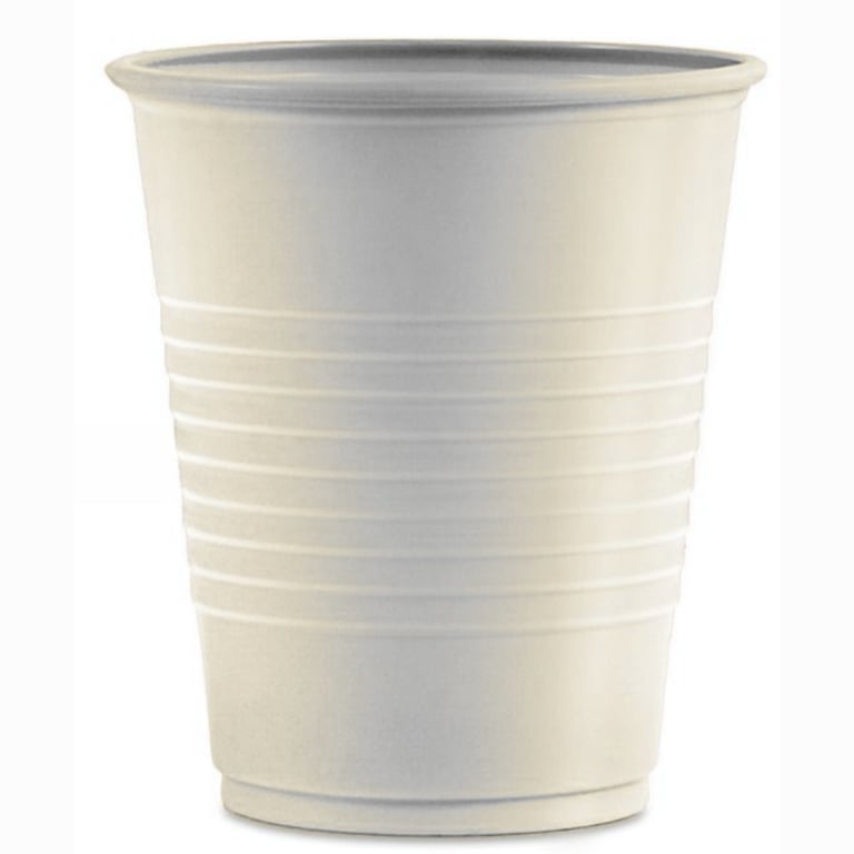 PureLife+ 5 oz Plastic Cups, White, 1000/Case