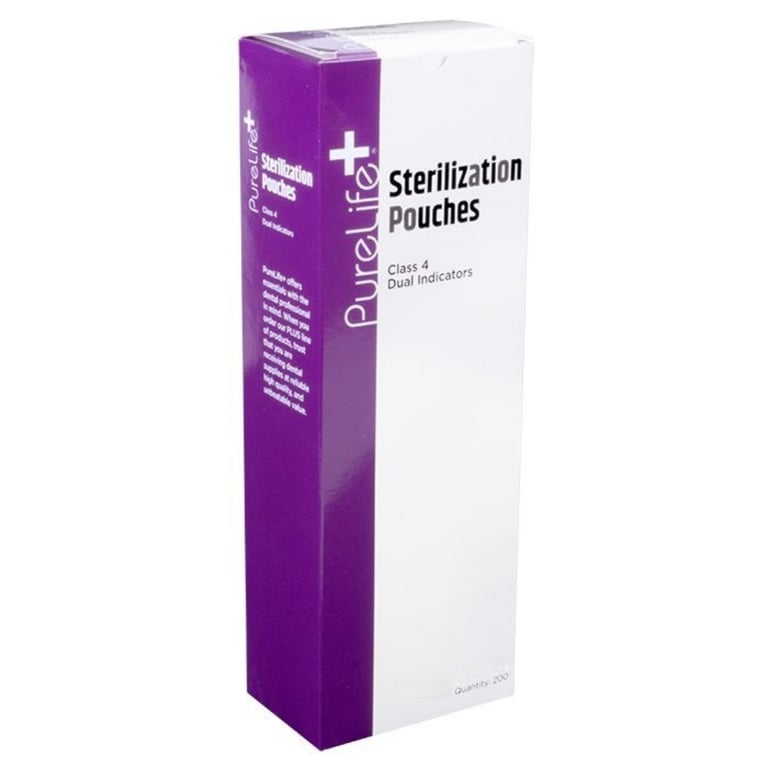 PureLife+ 3 1/2" x 9" Self-Sealing Sterilization 