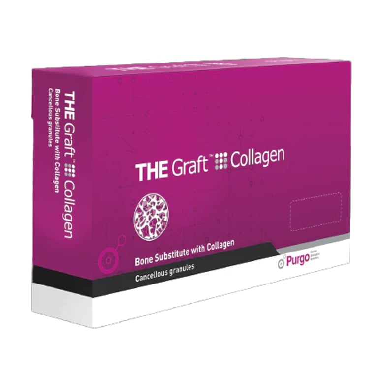 THE Graft Collagen Bone Block, 7 x 7 x 7mm, 0.34cc, 1/Pk. Composite bone graft made