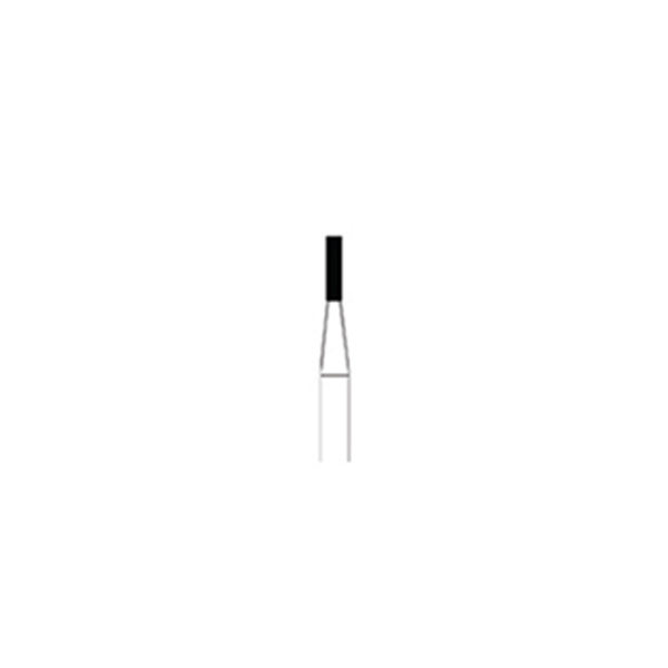 Quala FG #835 009 Flat End Cylinder Single Use Diamond, Coarse Grit, pack of 25 diamonds