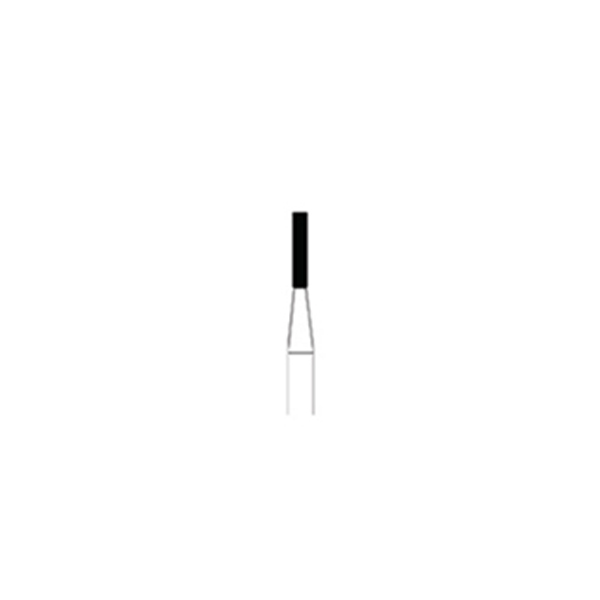 Quala FG #835 010 Flat End Cylinder Single Use Diamond, Coarse Grit, pack of 25 diamonds