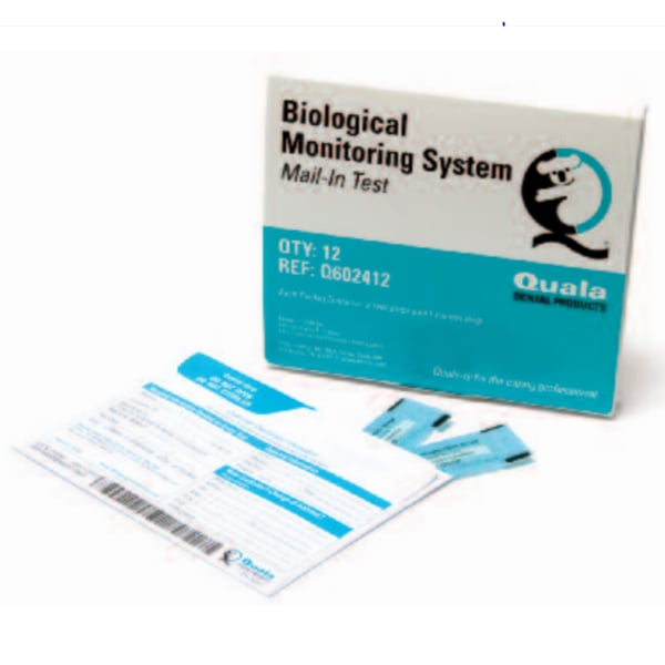 Quala Biological Monitoring Value Mail-In Service Includes: 1 Bacterial Spore Test Strip & 1