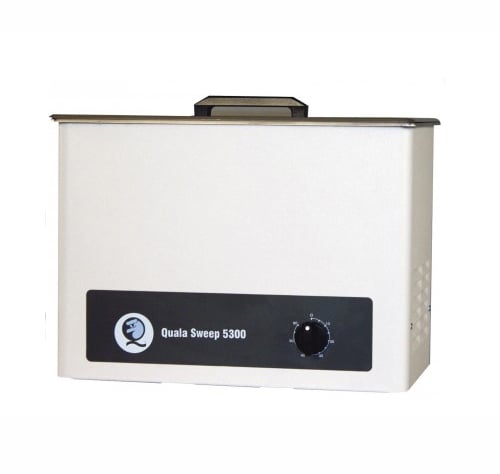 Quala 5300 Sweep Ultrasonic Cleaner w/ timer, Capacity: 13 quarts (12.3 liters), Recesses into
