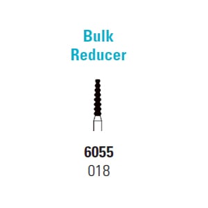 Quala FG #6055-018 Super Coarse Single-use, Bulk Reduction, Diamond Burs, Package of 10/pk