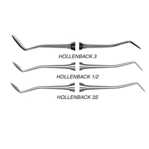 Quala #3 Hollenback Large Carver with 1/4" round standard handle