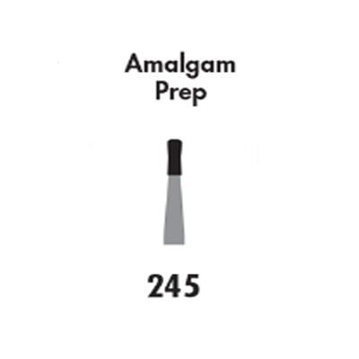 Quala FG #245 Amalgam Prep Carbide Bur, 50/Pk