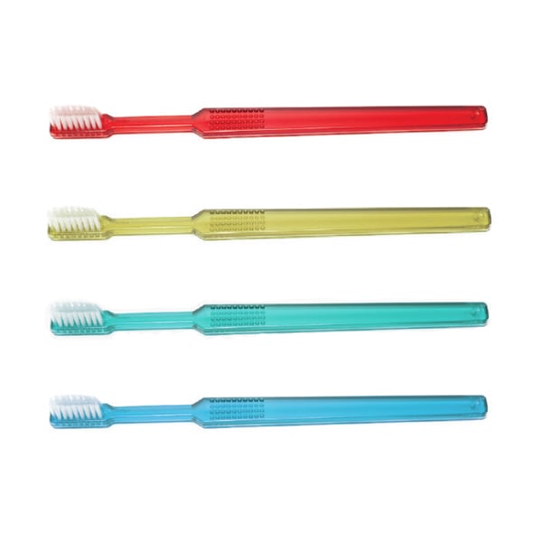 Quala Pre-Pasted Disposable Toothbrushes, Adult 144/Case. 39 tufts, soft end-rounded bristles