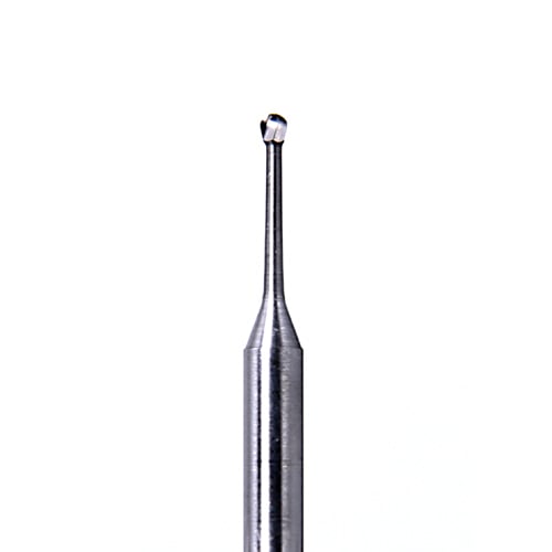 Quala #2 RA (Right Angle) Latch Round Carbide Bur. Package of 10 Burs