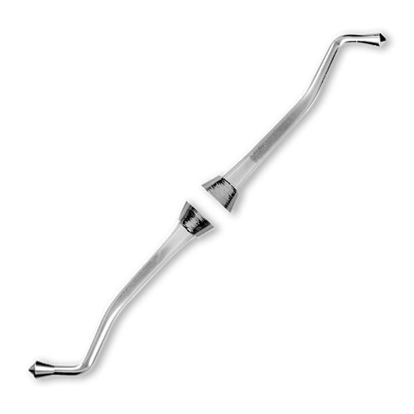 Quala #21 Medium Acorn double end with standard 1/4" round handle