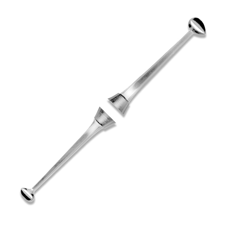 Quala #28/29 Egg Small/large double end burnisher