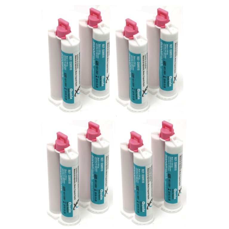 Quala Alginate Substitute, Fast Set Mint Flavor, box of 8-50mL Cartridges