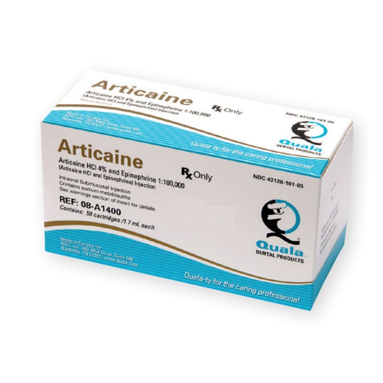 Quala Articaine HCl 4% with Epinephrine 1:100,000
