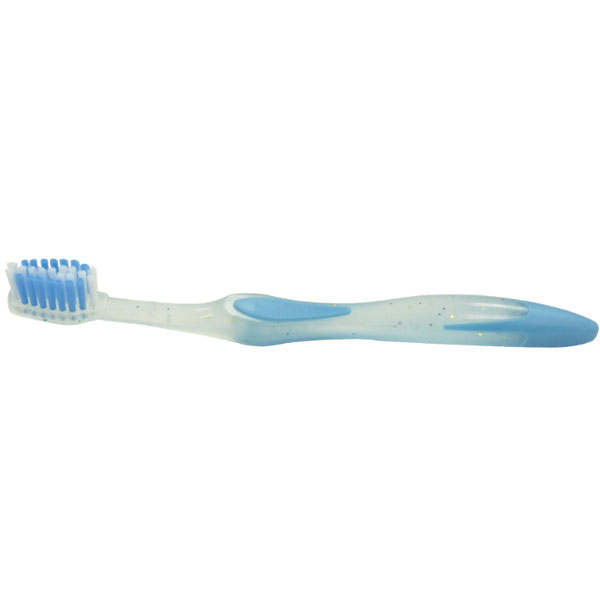 Quala Child Fun Color Ergo Grip Toothbrush, 27 tufts, Compact Tapered Head 72/Box. Assorted colors
