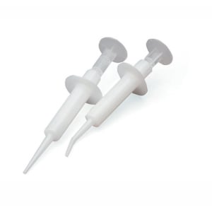 Quala Disposable Impression Material Syringe with flexible, bendable tip, package of 50 syringes