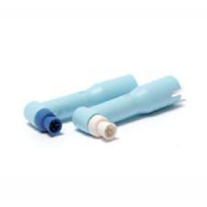 Quala Long soft blue cup, 144/box. Disposable Prophy Angle with Long Soft Webbed Cup, Latex-Free