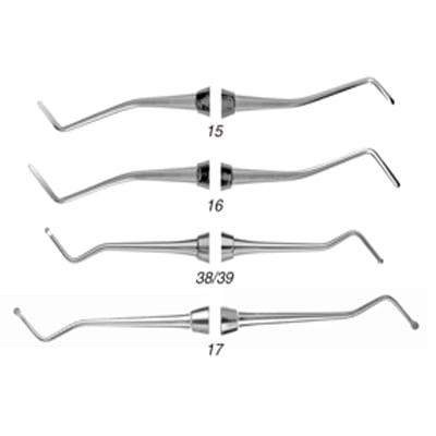 Quala #17 Small Spoon double end excavator with standard 1/4" round handle
