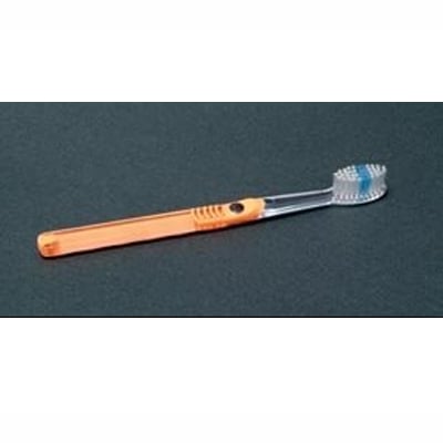 Quala Clear Grip Toothbrushes, 38 Tufts, Soft Bristles with 2 rows of blue bristles that fade