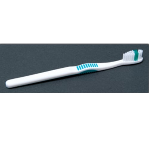 Quala Adult Opaque Toothbrushes, 35 Tufts, Soft, Straight handle with compact head, Cello wrapped