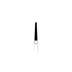 Quala FG #855 012 Round End Taper Single Use Diamond, Coarse Grit, pack of 25 diamonds
