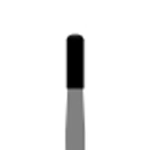 Quala FG #1558 straight round end (dome) crosscut fissure carbide bur, pack of 10 burs. *Compare