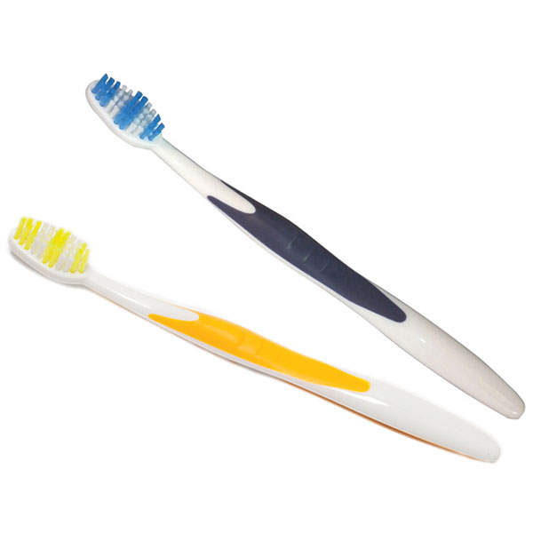 Quala Supreme Elite Adult Toothbrush - Soft, 72/Bx. With flexible neck, interdental cut bristles