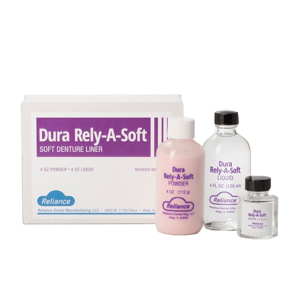 DuraRelyASoft Dura RelyASoft Denture Liner Kit Pink, Soft Reline