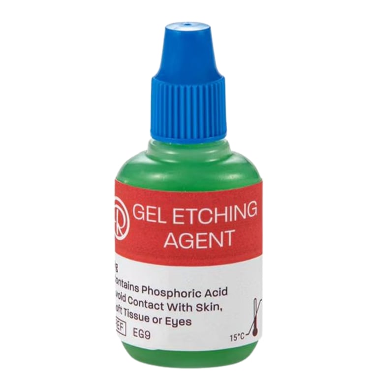 Reliance Gel Etchant 9g, 37% Phosphoric Acid, 1/Pk. Prepares the enamel surface before bonding