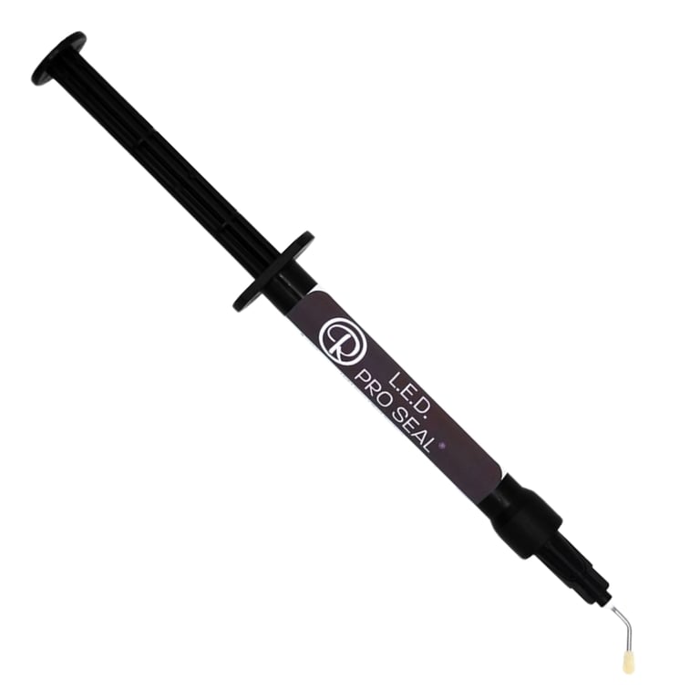 Reliance LED Pro Seal 1.5g Syringe Light Cure Enamel Sealant w/10 Tips, 1/Pk. Painted over enamel