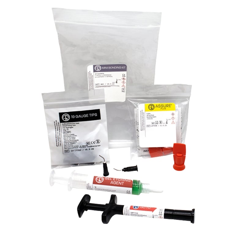 Reliance Mini Bonding Kit, Single Set, 1/Pk. Compact kit for bonding orthodontic brackets
