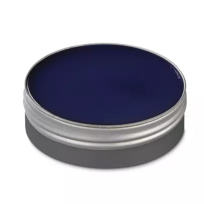 GEO Crowax, Modeling Wax, Blue-Transparent, Medium Hard, 80g/Tin. Use with a naked flame